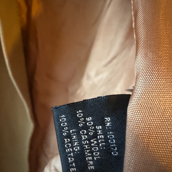 Halston Wool Cashmere Blend Camel Coat | Size 10 - Picture 3 of 9